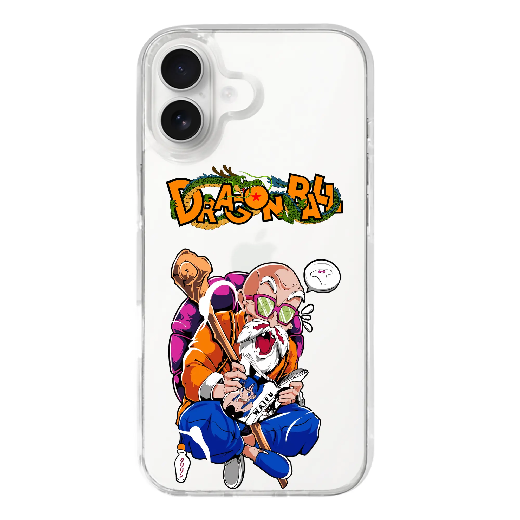 ドラゴンボール グッズ 亀仙人 - iPhone 17シリーズ 透明スマホケース – 薄型・耐衝撃・精密フィット保護カバー